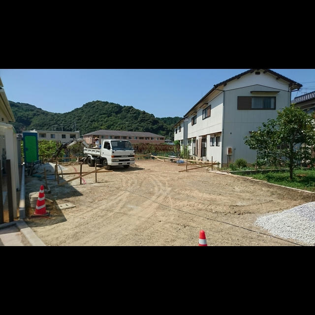 愛媛県　宇和島市　新築工事　基礎工事 画像