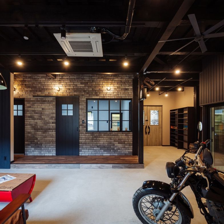 和の家1階をガレージ風にリノベした家 アイキャッチ画像